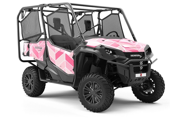 Pink  Brick Utility Vehicle Vinyl Wrap