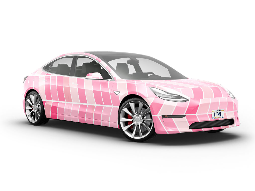 Pink  Brick Vehicle Vinyl Wrap