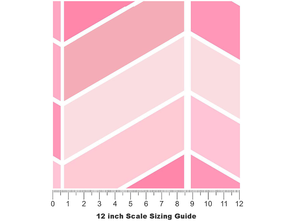 Pink  Brick Vinyl Film Pattern Size 12 inch Scale