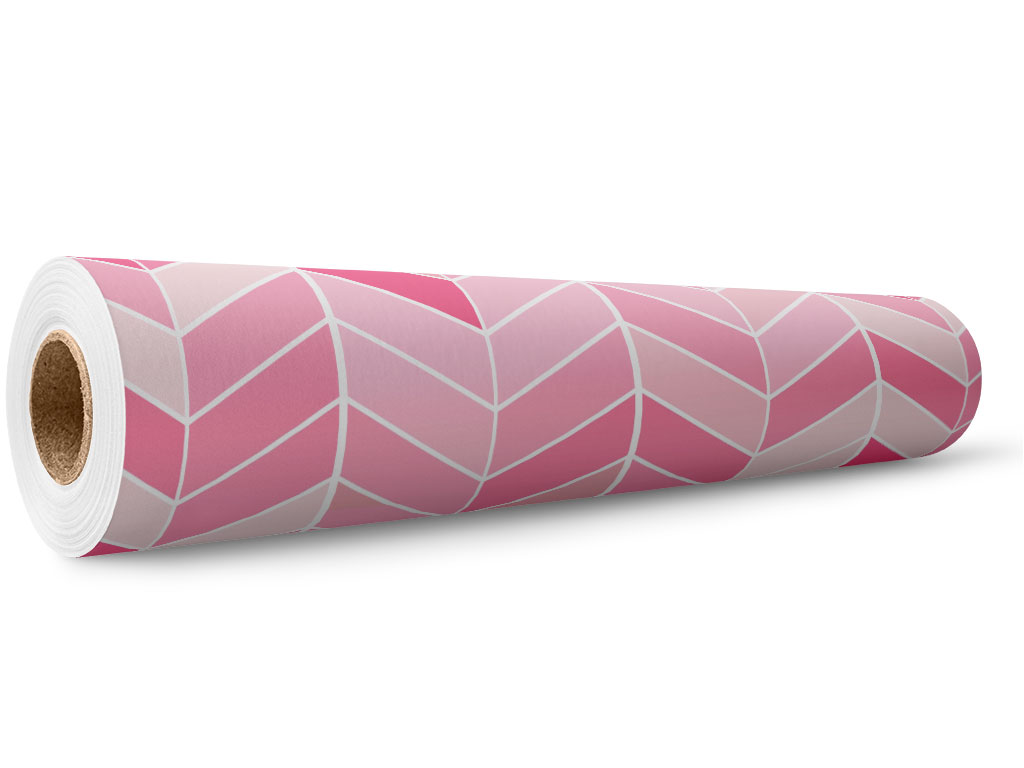 Pink  Brick Wrap Film Wholesale Roll