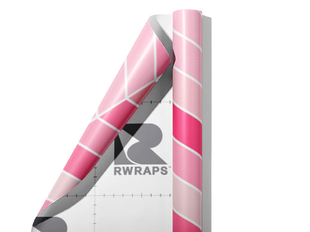 Pink  Brick Wrap Film Sheets