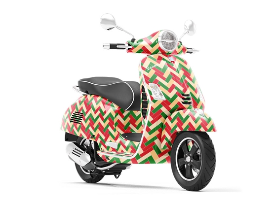 Rastafarian  Brick Vespa Scooter Wrap Film