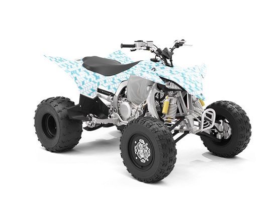 Teal  Brick ATV Wrapping Vinyl