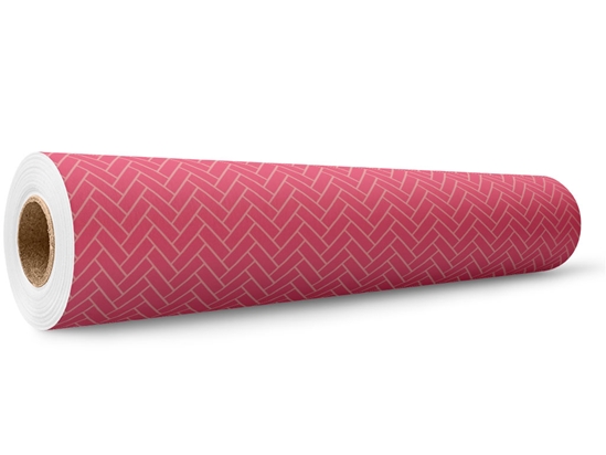 Watermelon Pink Brick Wrap Film Wholesale Roll