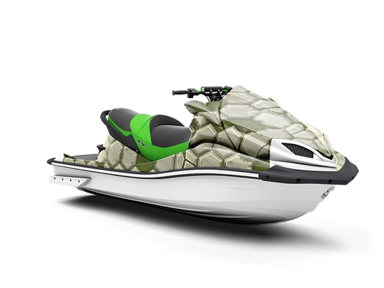 Green Mossy Brick Jet Ski Vinyl Customized Wrap