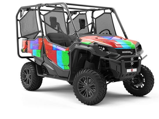 Hopscotch  Brick Utility Vehicle Vinyl Wrap