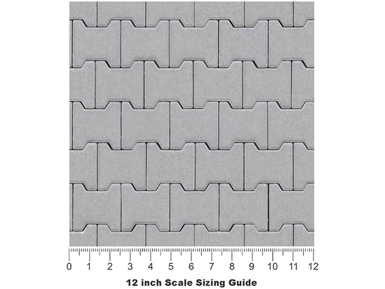 Dumble  Brick Vinyl Film Pattern Size 12 inch Scale