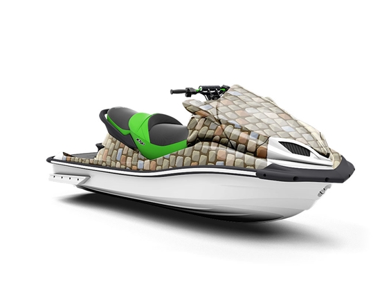 Harvest Brown Brick Jet Ski Vinyl Customized Wrap