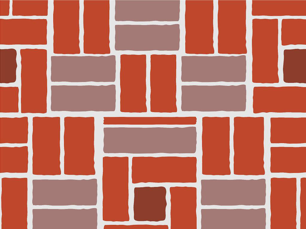 Tawny Red Brick Vinyl Wrap Pattern