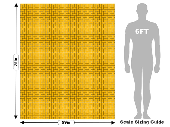 Yellow  Brick Vehicle Wrap Scale