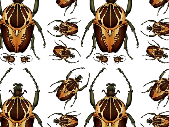 Earthen Camo Bug Vinyl Wrap Pattern