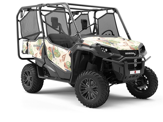 Green Environment Bug Utility Vehicle Vinyl Wrap