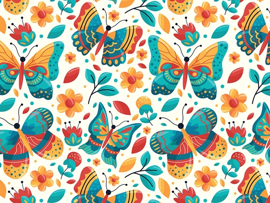 Springtime Fever Bug Vinyl Wrap Pattern