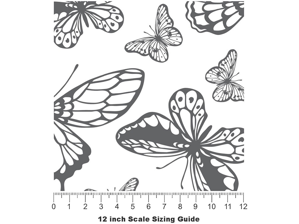 Stunning Silhouettes Bug Vinyl Film Pattern Size 12 inch Scale