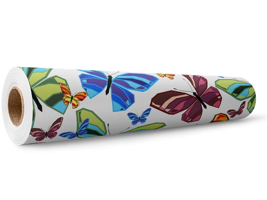 White Flutter Bug Wrap Film Wholesale Roll