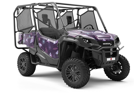 Ultraviolet Fantasy Bug Utility Vehicle Vinyl Wrap