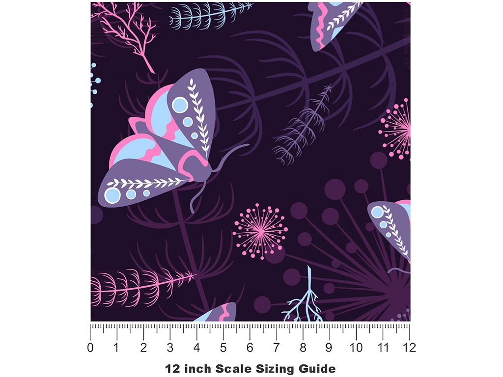 Ultraviolet Fantasy Bug Vinyl Film Pattern Size 12 inch Scale