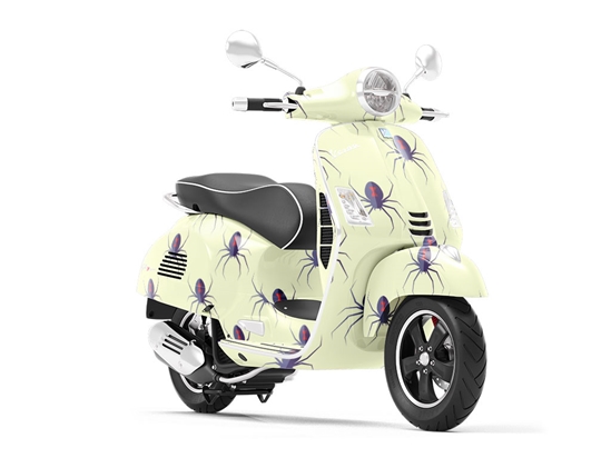 Blackest Widows Bug Vespa Scooter Wrap Film