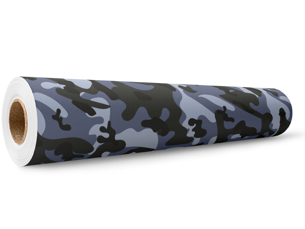 Camouflage wrapping store paper