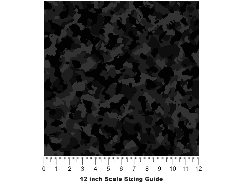 Rwraps™ Leather Napalm Black Camouflage Vinyl Wrap