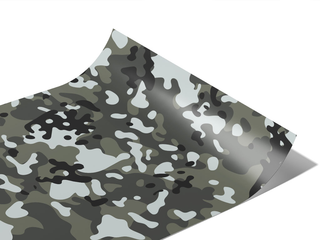 Rwraps™ Shadow Flecktarn Gray Camouflage Vinyl Wrap