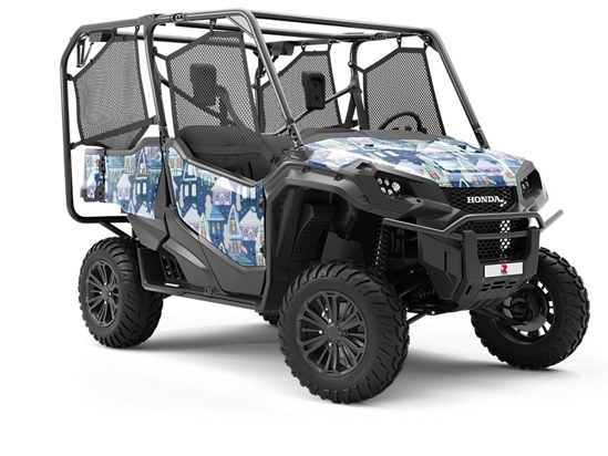 Cold Winter Cityscape Utility Vehicle Vinyl Wrap