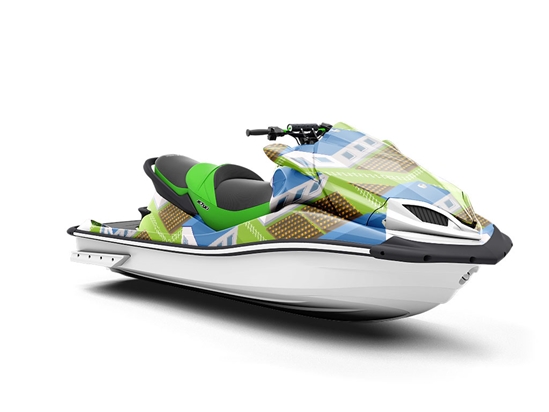 Farming Grains Cityscape Jet Ski Vinyl Customized Wrap