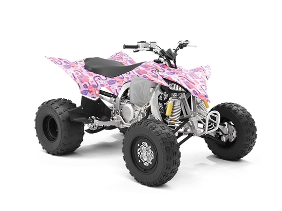 Pink Streets Cityscape ATV Wrapping Vinyl