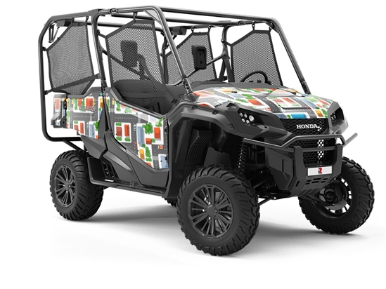 Running Errands Cityscape Utility Vehicle Vinyl Wrap