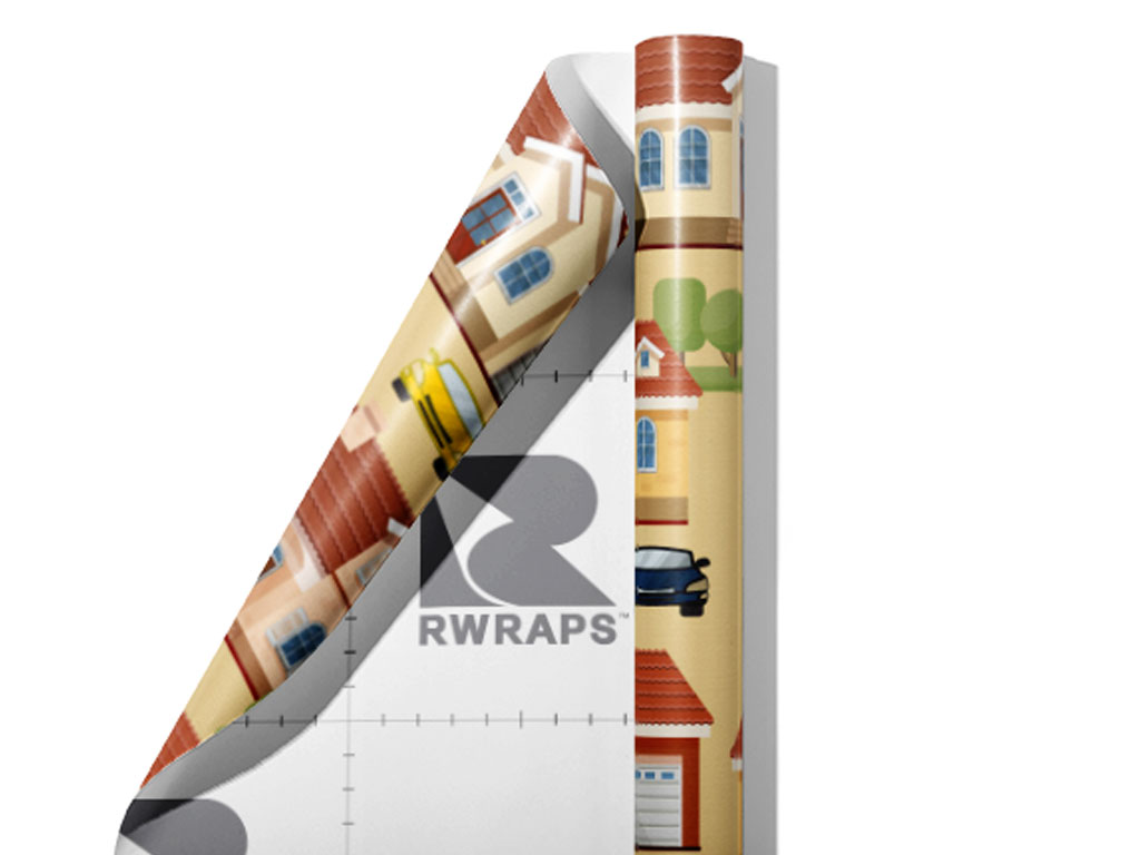 Upper Middle Class Cityscape Wrap Film Sheets