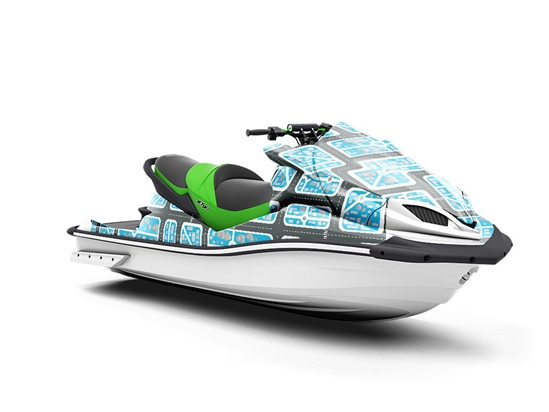 Zero Traffic Cityscape Jet Ski Vinyl Customized Wrap