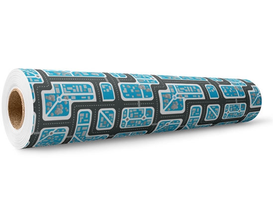 Zero Traffic Cityscape Wrap Film Wholesale Roll