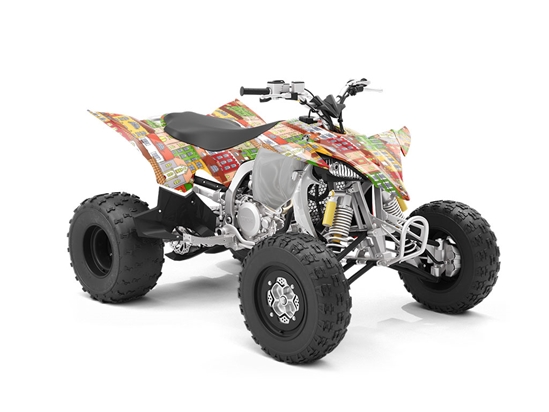 Apartment Block Cityscape ATV Wrapping Vinyl