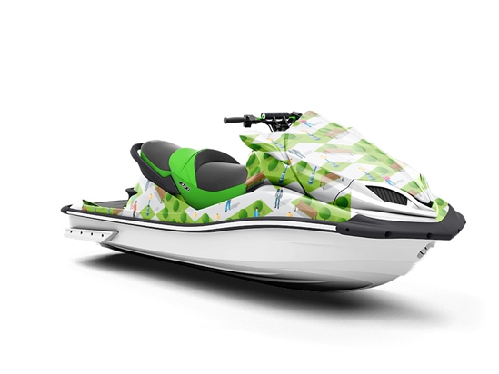 Central Park Cityscape Jet Ski Vinyl Customized Wrap