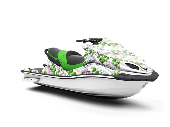 Gone Nuclear Cityscape Jet Ski Vinyl Customized Wrap