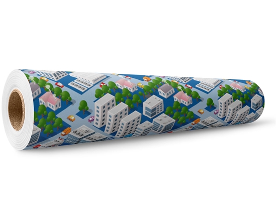 Great Micropolis Cityscape Wrap Film Wholesale Roll