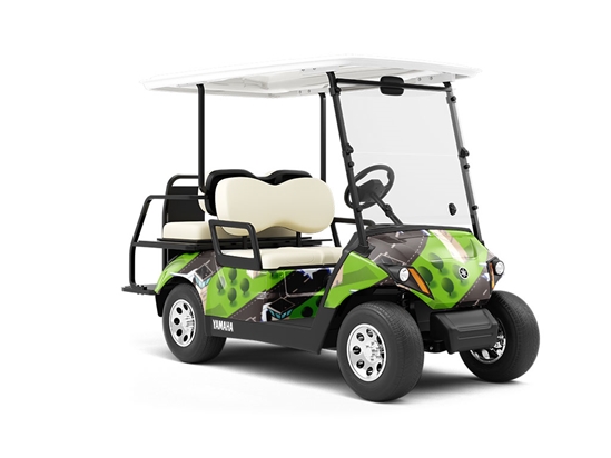 Hit the Runway Cityscape Wrapped Golf Cart