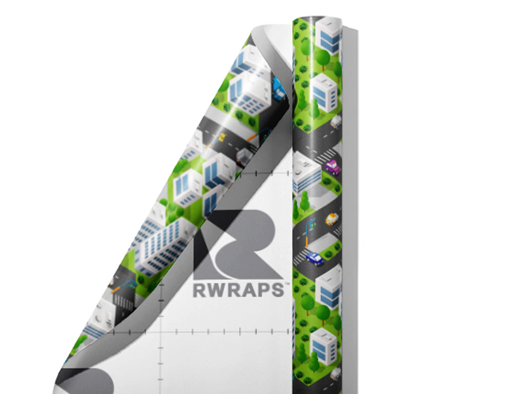 Lunch Rush Cityscape Wrap Film Sheets