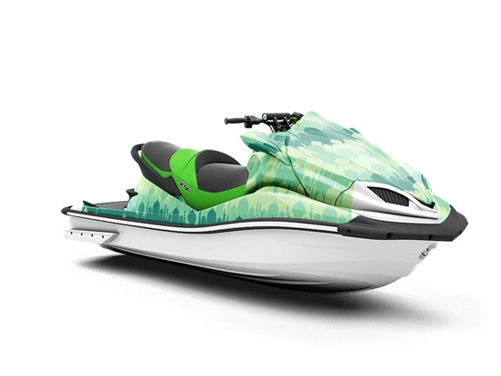 Mint Mosques Cityscape Jet Ski Vinyl Customized Wrap