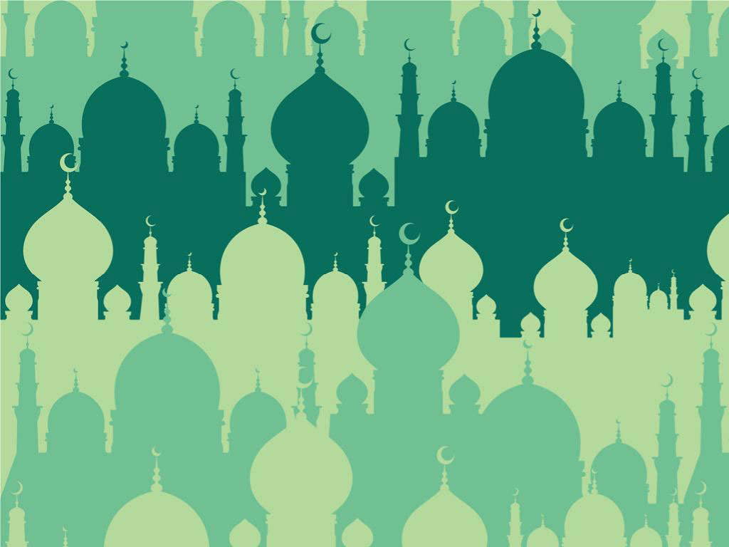 Mint Mosques Cityscape Vinyl Wrap Pattern