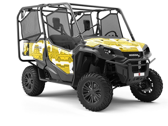 NYC City Cityscape Utility Vehicle Vinyl Wrap