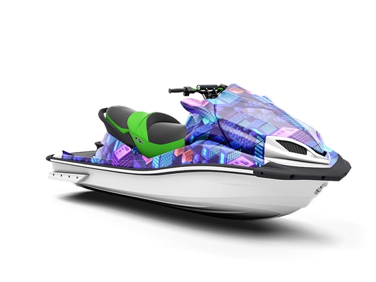 Night Air Cityscape Jet Ski Vinyl Customized Wrap