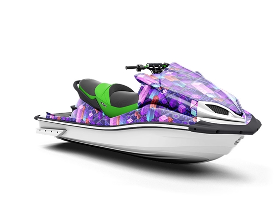 Night Fever Cityscape Jet Ski Vinyl Customized Wrap