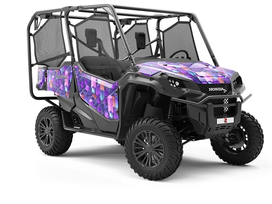 Night Fever Cityscape Utility Vehicle Vinyl Wrap