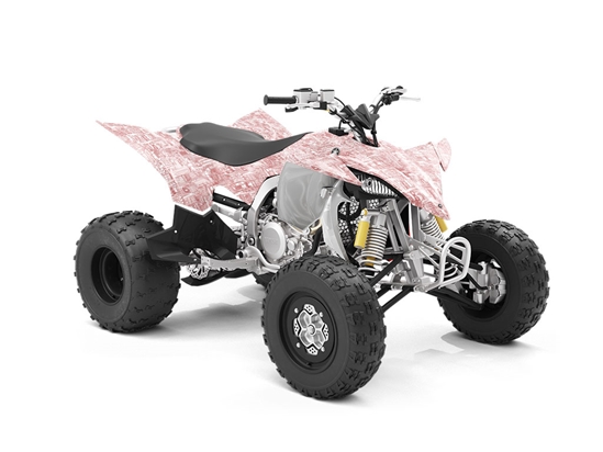 PInk Downtown Cityscape ATV Wrapping Vinyl