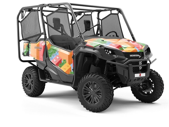 Palm Springs Cityscape Utility Vehicle Vinyl Wrap