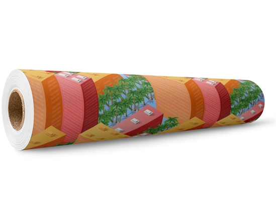 Palm Springs Cityscape Wrap Film Wholesale Roll