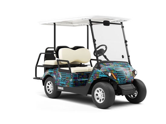 Proud Urbanite Cityscape Wrapped Golf Cart