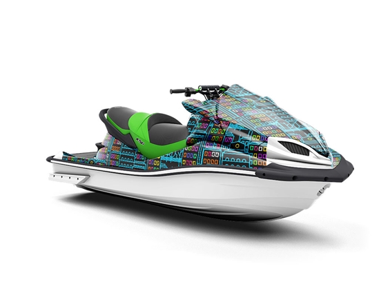 Proud Urbanite Cityscape Jet Ski Vinyl Customized Wrap