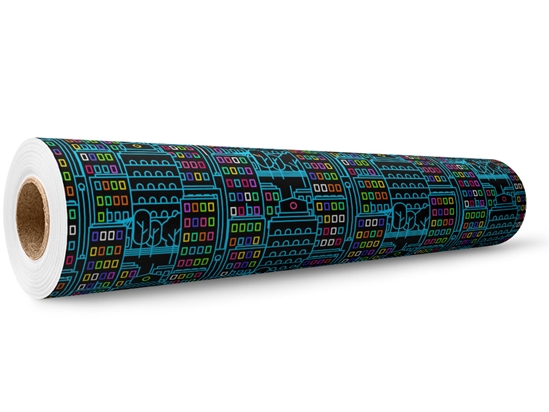 Proud Urbanite Cityscape Wrap Film Wholesale Roll